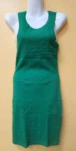 Cotton On: Rib Racer Mini Dress-Buzzy Green - Picture 1 of 8