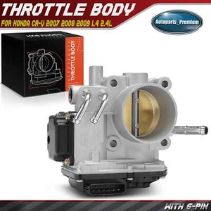 Throttle Body w/ Throttle Position Sensor for Honda CR-V 2007 2008 2009 L4 2.4L - Picture 1 of 9