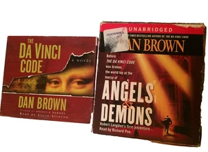 Dan Brown 2 CD Hörbuch Menge ~ GEBRAUCHT ~ Da Vinci Code ~ Engel & Dämonen ~ KOMPLETT - Bild 1 von 10