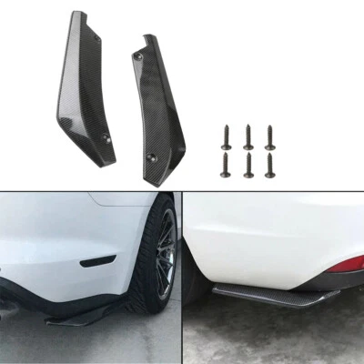 2X For Lincoln Accessories Rear Bumper Lip Diffuser Splitter Canard Protector Foto 1 de 4