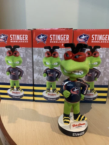 COLUMBUS BLUE JACKETS MASCOT STINGER BOBBLEHEAD KIDS ONLY GIVEAWAY 2/25/23 Cover