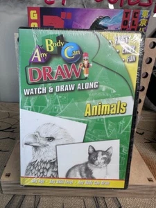Any Body Can Draw Animals Family DVD New Sealed Art Teach - Picture 1 of 2
