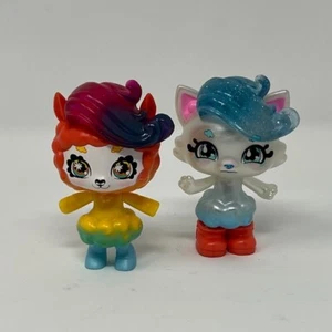 Cloudees Collectible Figures Bluesy Kitty and Lucky Llama (RARE) Lot of 2 - Picture 1 of 7