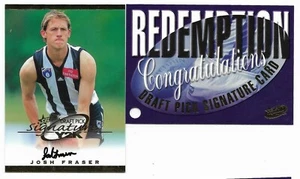 2000 Draft Pick Signature (DS1) Josh FRASER Collingwood #576 :::: - Picture 1 of 2