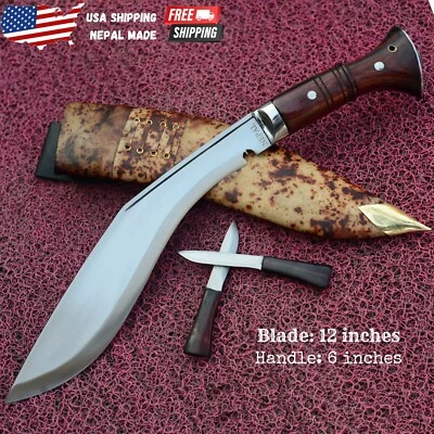 11 pulgadas Genuino Gurkha WW Kukri - Cuchillos - Hecho a mano Khukuri - Caza kukri - Foto 1 de 4