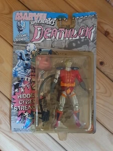 Toy Biz Marvel Super Heroes: Deathlok (hidden cyber strength) 1992 - sealed - Picture 1 of 6
