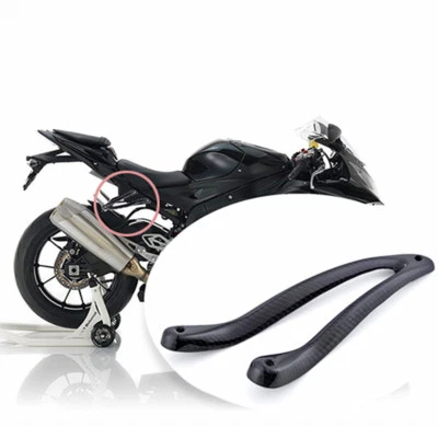 For BMW S1000RR 2009-2014 Carbon Fiber Muffler Hanger Exhaust Bracket Motorcycle - Imagem 1 de 4