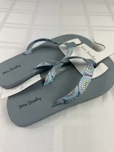 Vera Bradley Women's Webbing Strap Flip Flop Sunny Medallion Medium (7-8) NWT - Picture 1 of 2