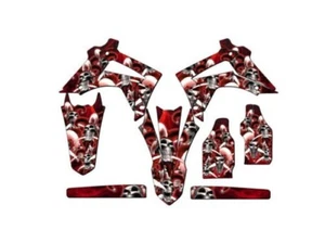 2013-2016 CRF 450R JESTER Red Senge Graphics Kit Compatible with Honda - Picture 1 of 4