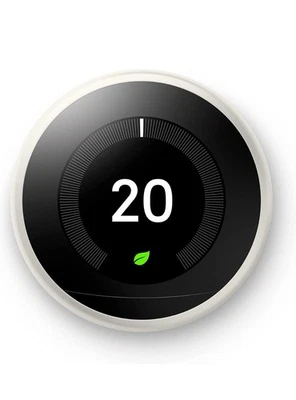 Nest Learning Smart Thermostat 3rd Generation Home/Office Wifi, Black - T3016US - Image 1 of 4