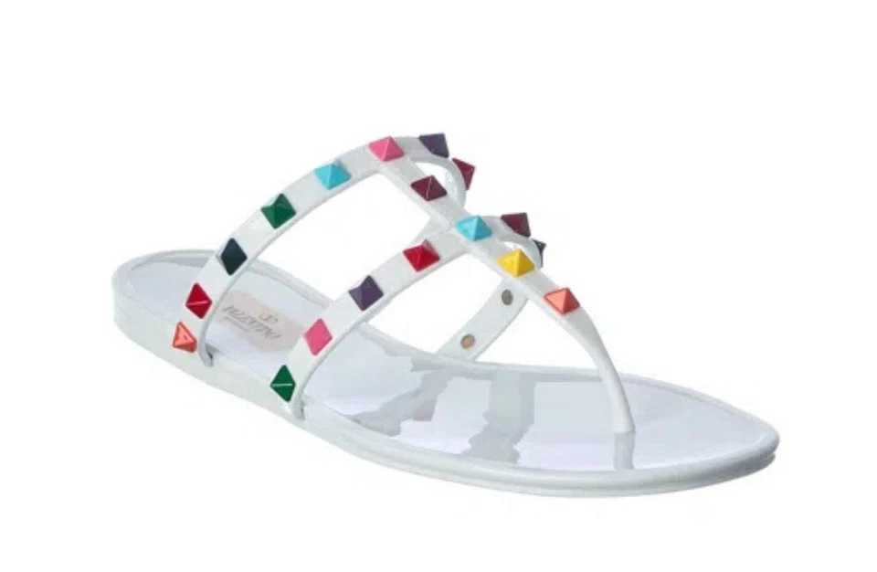 Valentino Garavani Valentino Rockstud Caged Rubber Sandal Women’s Size 5 - Image 1 of 4