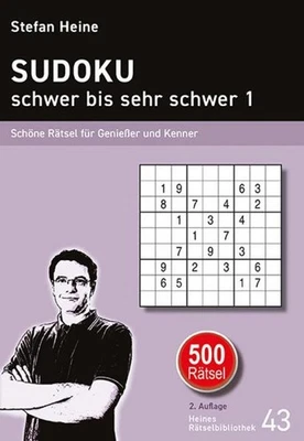 SUDOKU - schwer bis sehr schwer 1 ~ Stefan Heine ~  9783939940425 - Bild 1 von 4