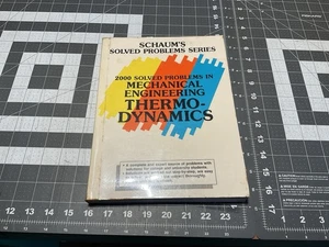 2000 Solved Problems in Mechanical Engineering Thermo-Dynamics Schaum's, A5 - Foto 1 di 14