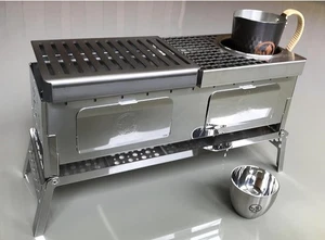 Compact Hibachi camping grill - Picture 1 of 3