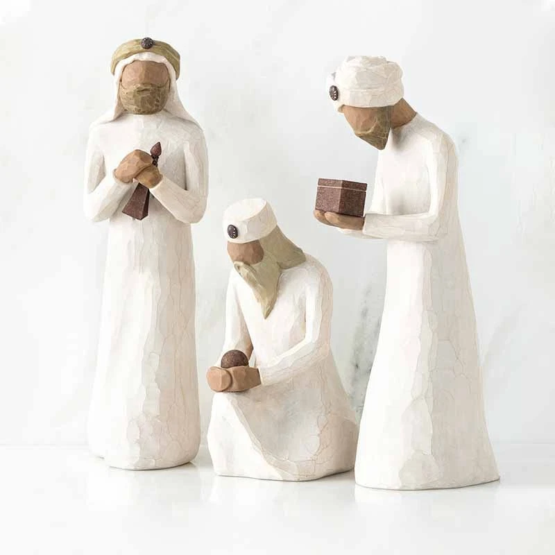 3PC Willow Tree Nativity The Three Wise Men Figurine Susan Lordi Christmas Scene - image 1 of 4
