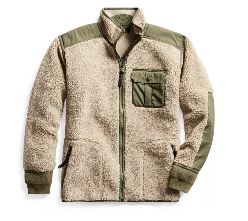 RRL Ralph Lauren - Chaqueta polar con paneles Ripstop - talla S (NUEVA CON ETIQUETAS) Foto 1 de 2