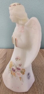 Fenton Art Glass Opal Satin Renaissance Angel 8 Inch LIMITED EDITION #734 RARE - Bild 1 von 7