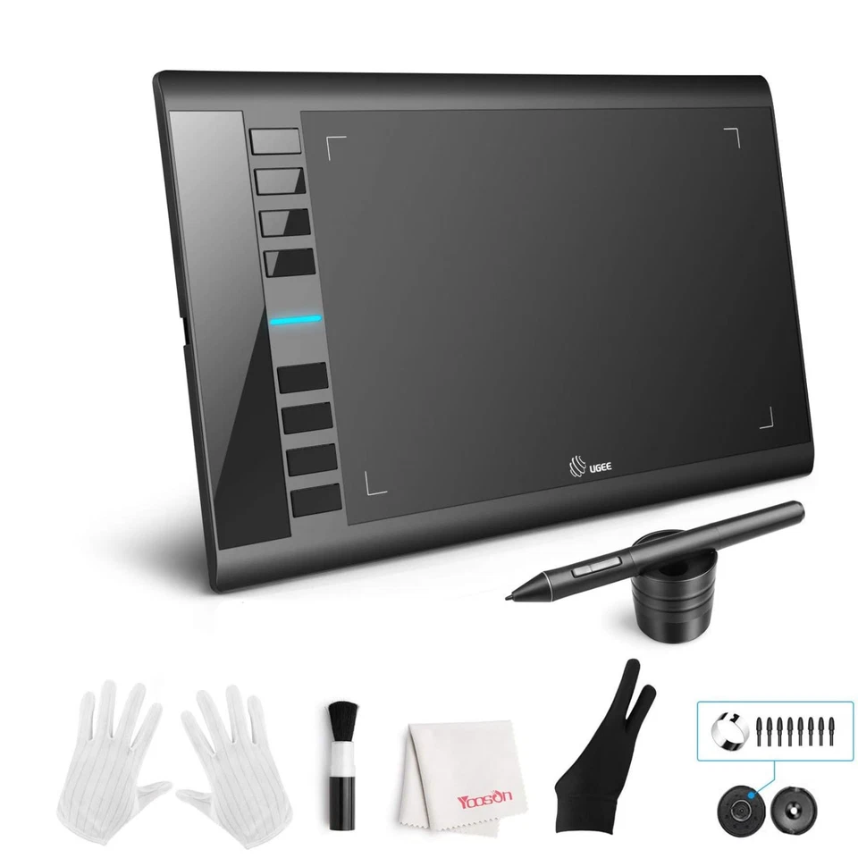 UGEE M708 Grafiktablet 8192 Druck 10x6 Zoll - Bild 1 von 4