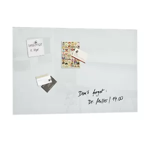 GL121 Premium Glas-Magnettafel 60 x 40 cm super-weiß hochglänzend TÜV geprüft... - Bild 1 von 6