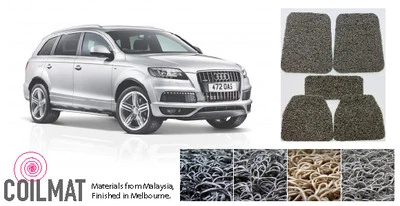 2006-2015 Audi Q7 - Customised Fully Fitted PVC Coil Car Floor Mats - image 1 of 4