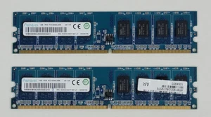 Ramaxel 2x1GB 2Rx8 PC2 5300U-555-12-E3 Desktop RAM (2x1G Kit) - Picture 1 of 2