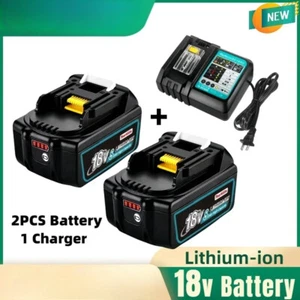 6.0/8.0/12.0Ah 18V Rechargeable Battery for Makita Replaceable LED Lithium-ion - Picture 1 of 38