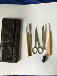 Vintage 6 piece Graf-APSCO Germany Dissection Kit - Pre-owned - Picture 1 of 10