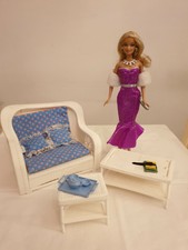 Barbie salotto rattan anno 1983