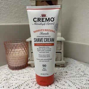 Cremo Moisturizing Formula Concentrated Shave Cream COCONUT MANGO 6 fl oz - Picture 1 of 3