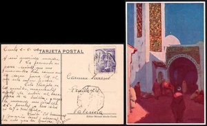 Ceuta - Edi o TP 922 - Postal "M. Bertuchi" Mat "AMB. Marítimo 02/5/42 - Ceuta" - Imagen 1 de 1