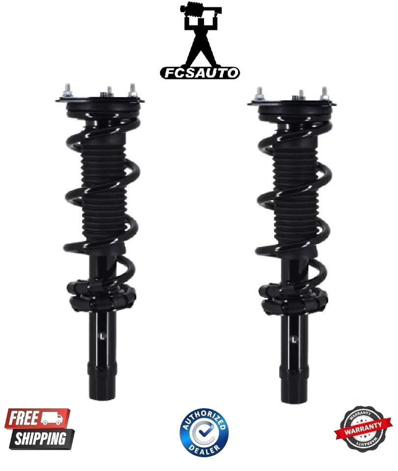 Puntal de suspensión delantero L/R y muelle helicoidal FCS para Infiniti Q60 17-18 Foto 1 de 1