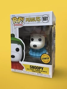 Funko POP! Peanuts Snoopy Blue Puffer Coat Specialty Chase Fig #1681 + protezione - Foto 1 di 7