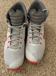 Size 12 - Nike Prime Hype DF 2016 Wolf Grey University Red - Picture 1 of 7