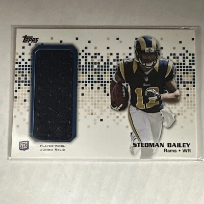 2013 Topps Stedman Bailey Rookie Jumbo Relic #RJR-SB Rams - Image 1 of 2