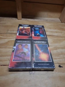 4 Star Trek VHS Collection Tapes - II, III, IV & VI Brand New Sealed - Fast Ship - Imagen 1 de 12