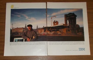 Seltene Werbung IBM RISC SYSTEM/6000 - Wiederaufbau Frauenkirche Dresden 1995 - Bild 1 von 1