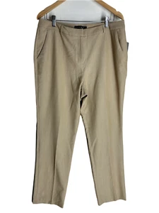 NWT Preston & York Womens Career Pants Size 14 High Rise Straight Tiger Lilies - Picture 1 of 9