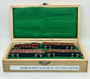 Märklín BR 76-128 Lokomotive 5 poliger Motor mit 87950 Passwagen 2. und 3. Klasse - Bild 1 von 17