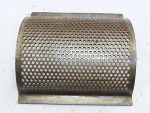 1/4" Thick Perforated Steel Plate Granulator Screen 1/4" Holes 3/8" O.C. - Picture 1 of 12