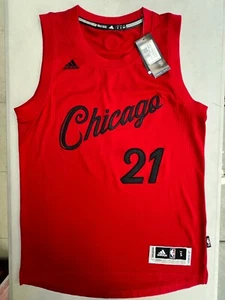 M Jimmy Butler Chicago Bulls 2016/2017 Adidas NBA Christmas Day Swingman Jersey - Picture 1 of 9