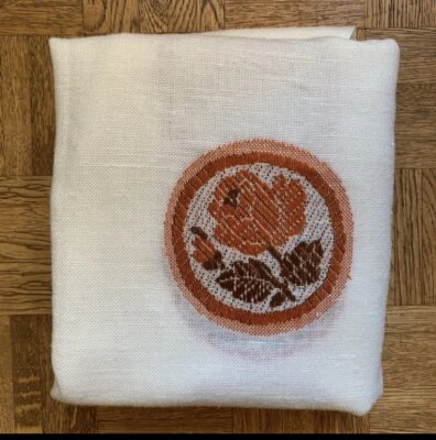 Grande nappe rectangulaire vintage - Photo 1/4