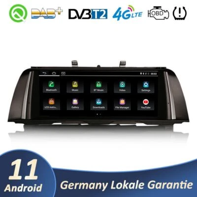 DAB+ Android 12 GPS Autoradio BMW 5 Series F10/F11 NBT WiFi 64GB Camera Carplay - Bild 1 von 4