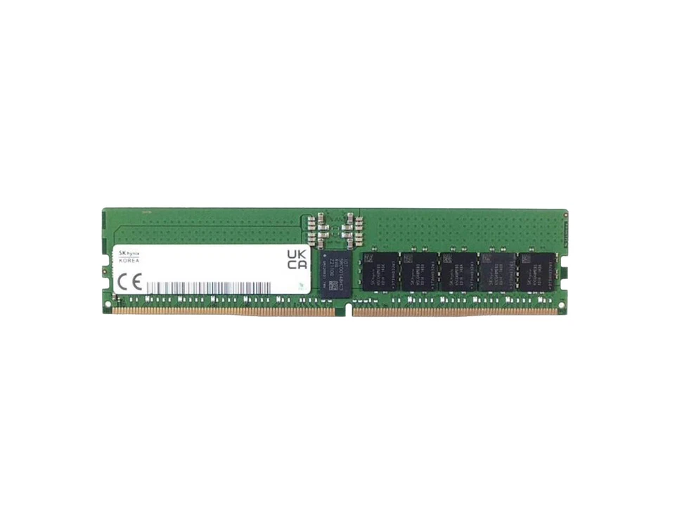 32GB SK hynix RDIMM 2Rx8 DDR5 EC8 PC5-4800B REG Server Memory - Image 1 of 1