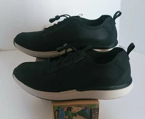NWB CLARKS WOMENS BLACK COMBI UN CRUISE TIE SNEAKER SIZE 9.5M 261 32653 - Picture 1 of 7