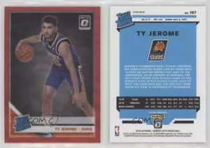 2019-20 Panini Donruss Optic Rated Tmall Red Wave Prizm Ty Jerome #167 Rookie RC - Picture 1 of 4