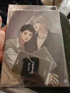 Jinx Clear File Folders 1 Set 2 Photocards Mingwa Pop-Up Lezhin Manhwa - Picture 1 of 3