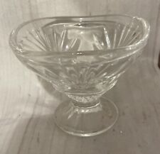 Vintage Clear Pressed Glass Compote dish