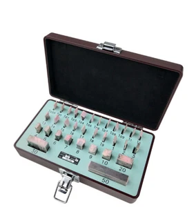 32pcs HSS Steel Metric Gage Block Lathe Gauge Grade 0 Slip Jo Blocks 1.005-50mm - Picture 1 of 15