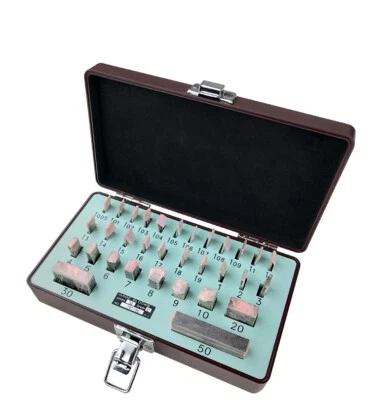 32pcs HSS Steel Metric Gage Block Lathe Gauge Grade 0 Slip Jo Blocks 1.005-50mm - Image 1 of 4