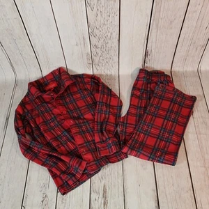 Macy's Family PJs Kids Unisex Holiday Stewart Plaid 2PC Pajama Set Size 6-7 - Picture 1 of 5